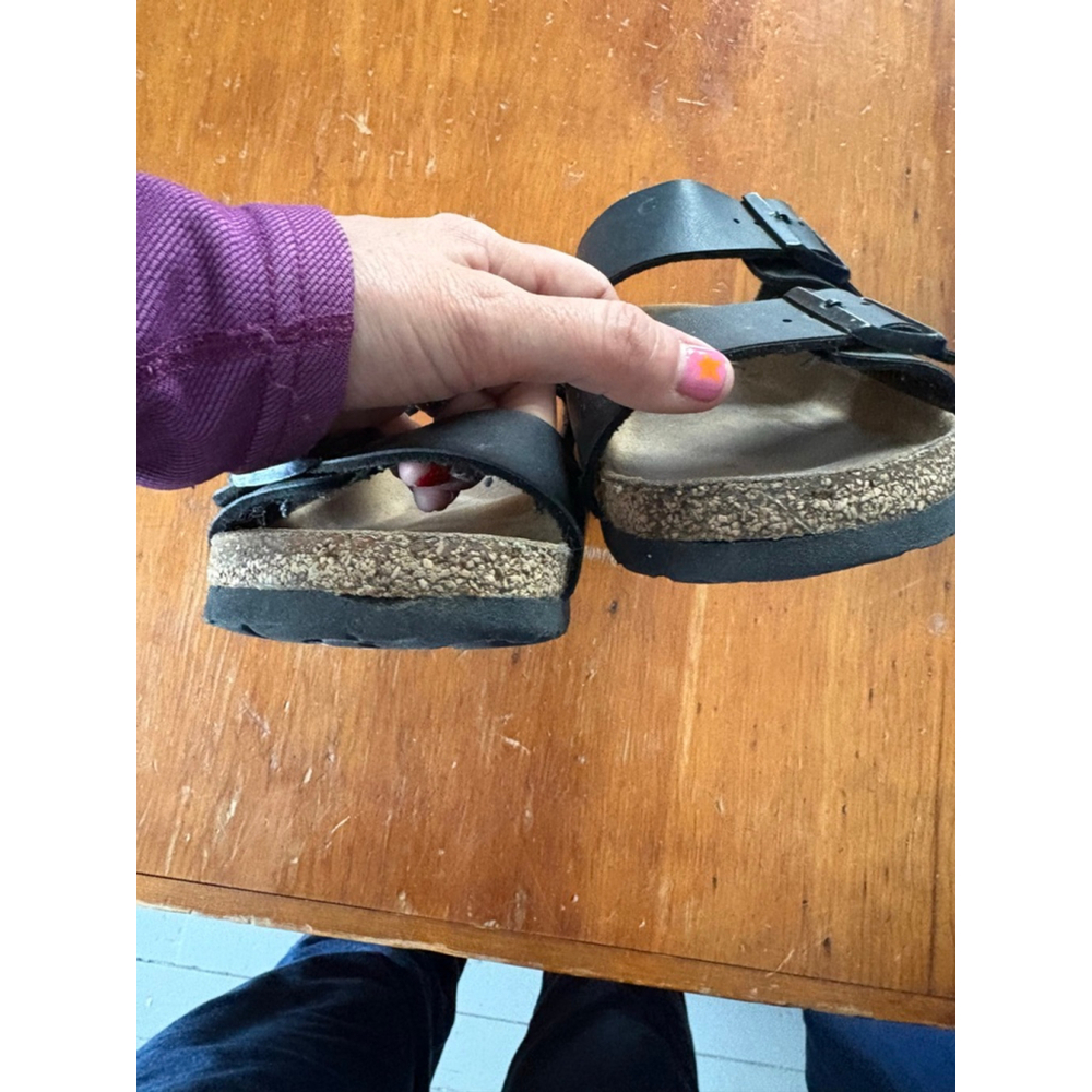 Birkenstock Black Arizona Sandals Size 9 - Picture 4 of 7